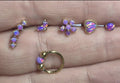 Piercing opaal goud
